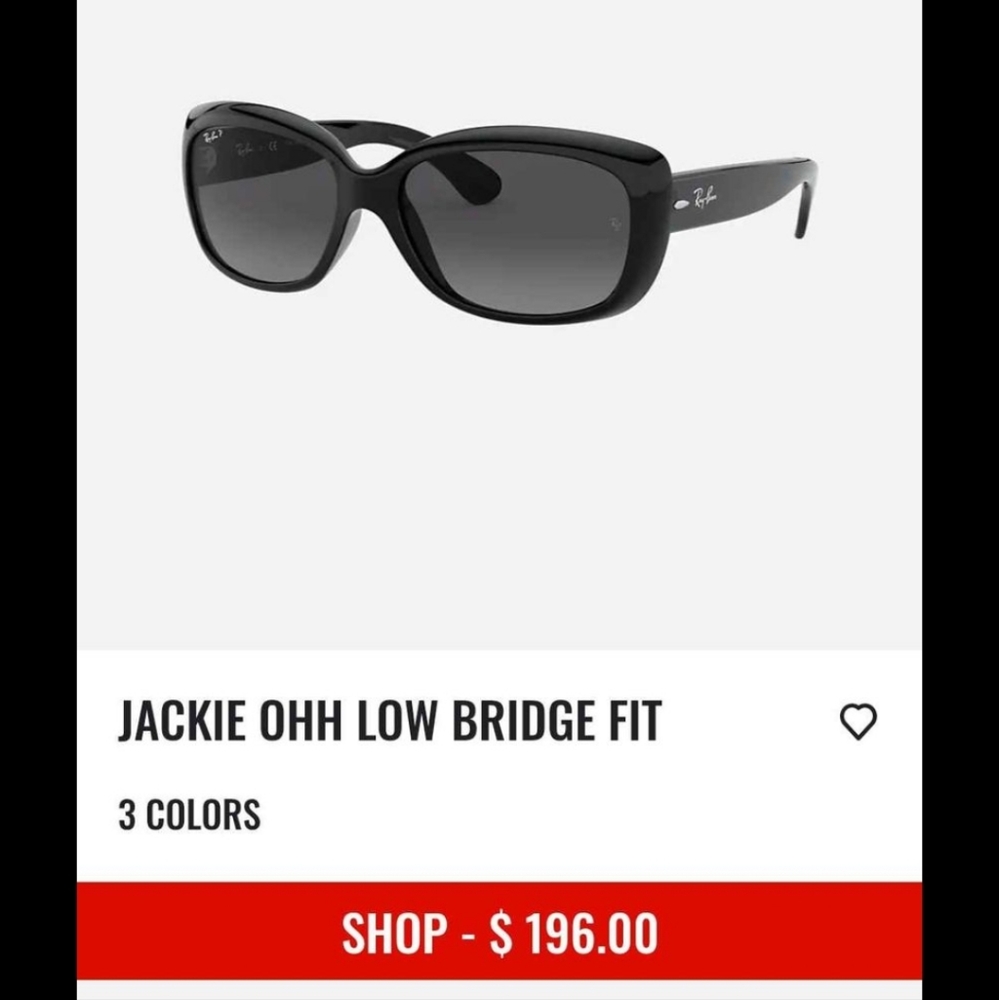 Ray-Ban Jackie Ohh Low Bridge Fit